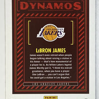 LeBron James 2023 2024 Hoops DYNAMOS Winter Series Mint Insert Card #2