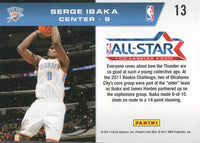 Serge Ibaka 2010 2011 Panini Season Update Rookie Challenge All-Star Series Mint Card #13
