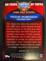 Frank Robinson 2011 Topps 60 Years of Topps Series Mint Card #60YOT-12
