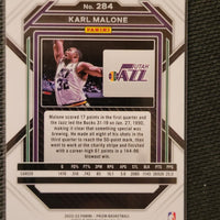 Karl Malone 2022 2023 Panini Prizm Series Mint Card #284