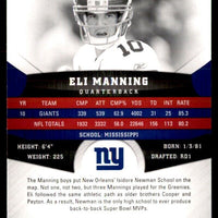 Eli Manning 2011 Panini Gridiron Gear Series Mint Card #78