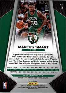 Marcus Smart 2017 2018 Panini Prizm Series Mint Card #13