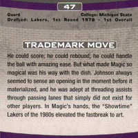 Magic Johnson 2007 2008 Topps Trademark Moves Series Mint Card #47