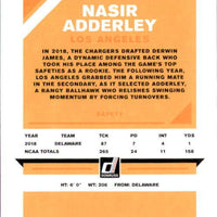 Nasir Adderley 2019 Panini Donruss Series Mint Rookie Card #278