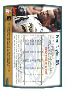 Fred Taylor 2005 Topps Throwbacks Series Mint Card #TB44