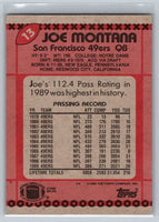 Joe Montana 1990 Topps All Pro Series Mint Card #13
