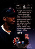 Garret Anderson 1996 Fleer Ultra Rising Stars Series Mint Card #1

