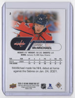 Connor McMichael 2020 2021 Upper Deck NHL Star Rookies Card #2
