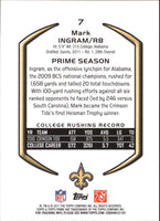 Mark Ingram 2011 Topps Prime Series Mint Card #7
