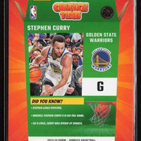 Stephen Curry 2023 2024 Panini Donruss Crunch Time Series Mint Card #6