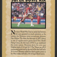 Joe Montana 1995 Collector's Choice Trilogy Series Mint Card #MT7