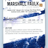 Marshall Faulk 2014 Topps Fire Series Mint Card #7