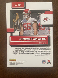 George Karlaftis 2022 Panini Donruss Series Mint Card #361