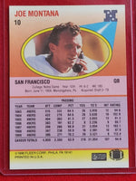 Joe Montana 1990 Fleer Series Mint Card #10
