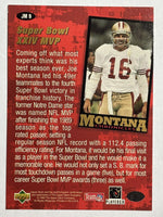 Joe Montana 1995 Chronicles Collector's Choice Series Mint Card #JM9
