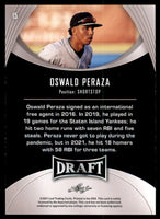 Oswald Peraza 2021 Leaf Draft Mint Card #15
