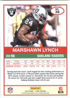 Marshawn Lynch 2019 Panini Score Series Mint Card #38
