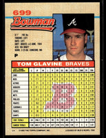 Tom Glavine 1992 Bowman Card Series Mint Card #699
