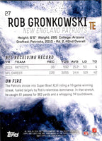 Rob Gronkowski 2014 Topps Fire Series Mint Card #27

