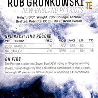 Rob Gronkowski 2014 Topps Fire Series Mint Card #27