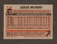 Eddie Murray 1983 Drake's Big Hitters Series Mint Card #19
