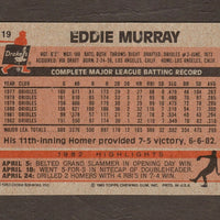 Eddie Murray 1983 Drake's Big Hitters Series Mint Card #19