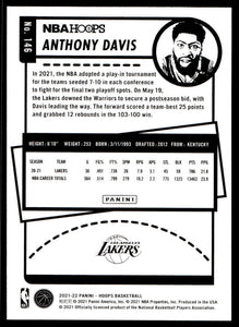 Anthony Davis 2021 2022 Hoops Series Mint Card #146