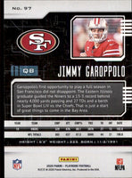 Jimmy Garoppolo 2020 Panini Playbook Series Mint Card #97
