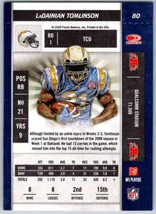 LaDainian Tomlinson 2009 Playoff Contenders Series Mint Card #80