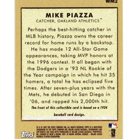 Mike Piazza 2007 Topps Wal-Mart Exclusive Series Mint Card #WM2