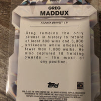 Greg Maddux  2022 Topps Diamond Greats Die-Cut Series Mint Card #DGDC-2