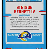 Stetson Bennett 2023 Panini Donruss Rated Rookie Series Mint Card #358