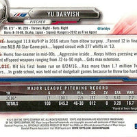Yu Darvish 2017 Bowman Series Mint Card #81