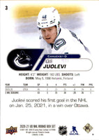 Olli Juolevi 2020 2021 Upper Deck NHL Star Rookies Card #3
