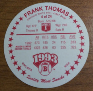 Frank Thomas 1993 King-B Disc Series #4