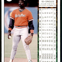 Eddie Murray 1989 Upper Deck Series Mint Card #275