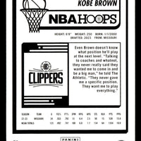 Kobe Brown 2023 2024 Panini Hoops Series Mint Rookie Card #253