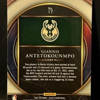 Giannis Antetokounmpo 2021 2022 Panini Select Series Mint Card #17