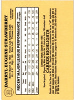 Darryl Strawberry 1985 Donruss Series Mint Rookie Card #312
