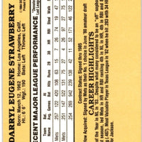 Darryl Strawberry 1985 Donruss Series Mint Rookie Card #312
