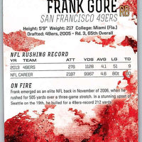 Frank Gore 2014 Topps Fire Series Mint Card #68