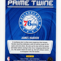 James Harden 2022 2023 Panini Hoops Prime Twine Series Mint Card #25