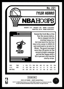 Tyler Herro 2023 2024 Hoops Series Mint Card #221