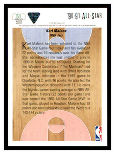 Karl Malone 1991 1992 Upper Deck Series Mint Card #51