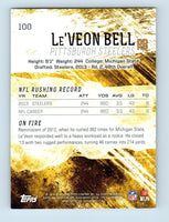 Le’Veon Bell 2014 Topps Fire Series Mint Card #100
