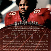 Warren Sapp 1998 Topps Finest Series Mint Card #51