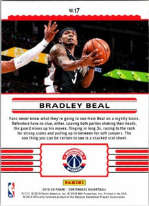 Bradley Beal 2019 2020 Panini Contenders Front Row Series Mint Card #17