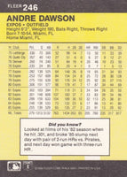 Andre Dawson 1986 Fleer Series Mint Card #246
