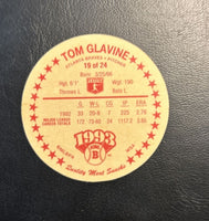 Tom Glavine 1993 King-B Collector's Edition Disc #19
