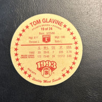 Tom Glavine 1993 King-B Collector's Edition Disc #19